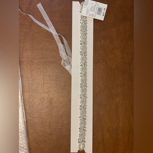 David’s bridal mixed stone Sash for wedding gown